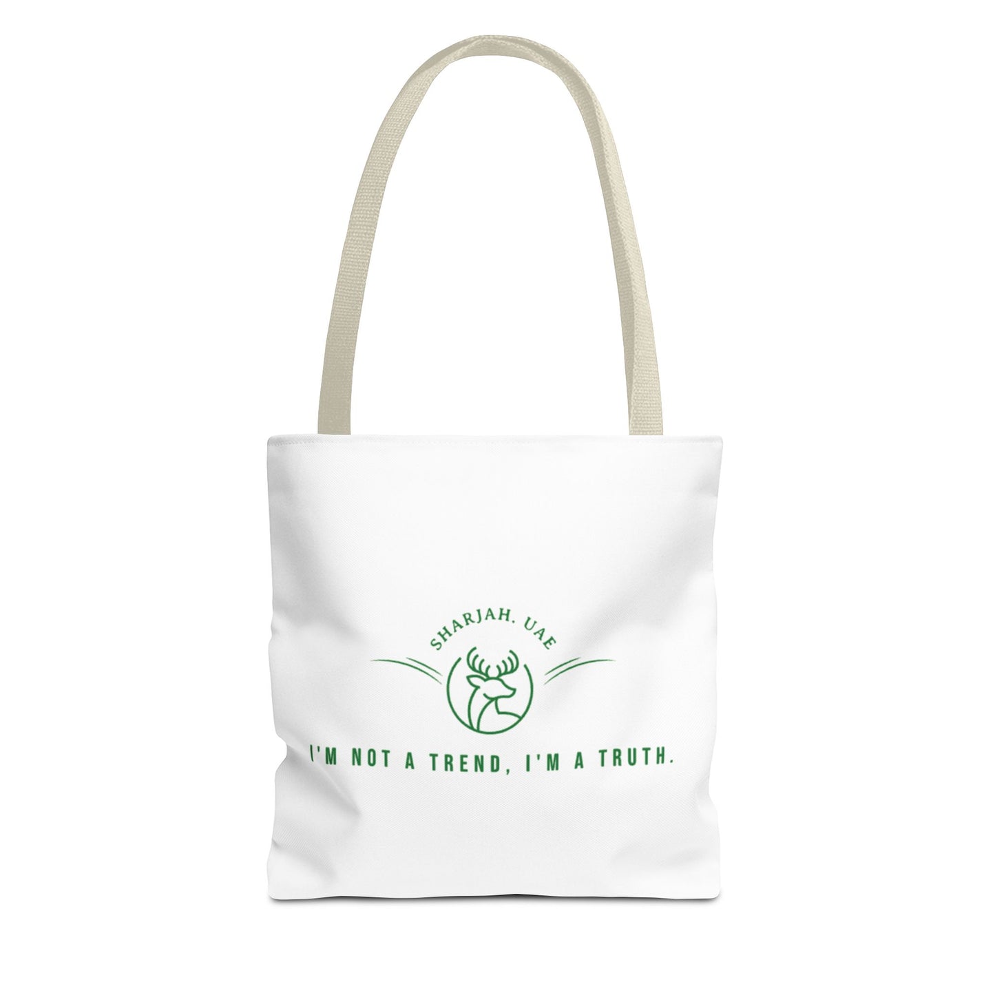 True to Me Tote — Emirati-Inspired Matcha Lover’s Bag