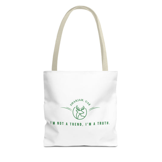 True to Me Tote — Emirati-Inspired Matcha Lover’s Bag