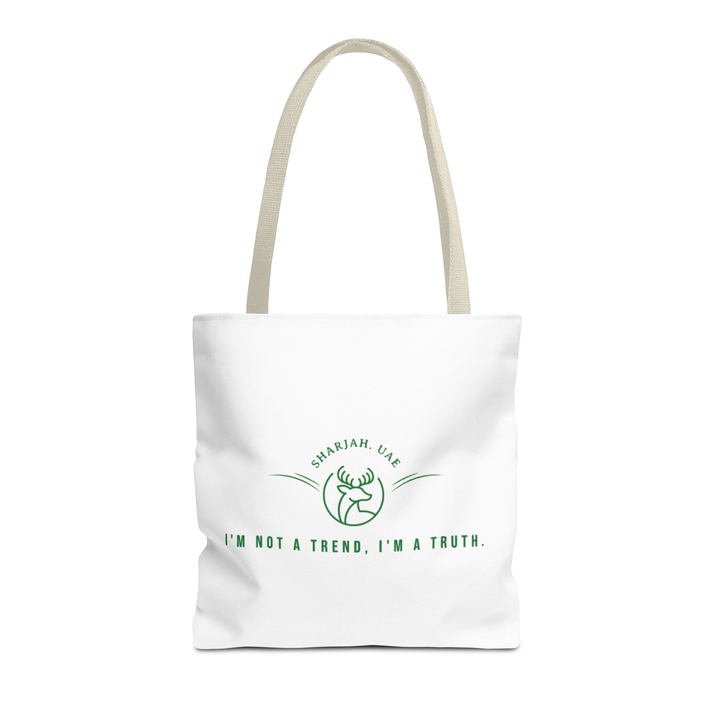True to Me Tote — Emirati-Inspired Matcha Lover’s Bag