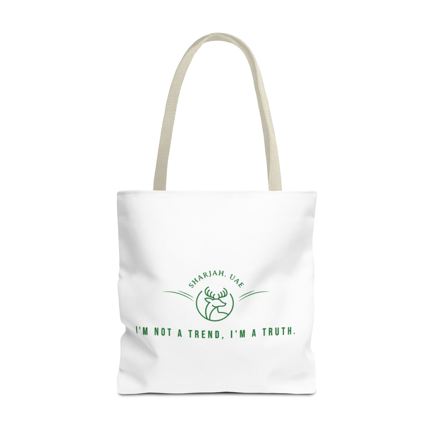 True to Me Tote — Emirati-Inspired Matcha Lover’s Bag